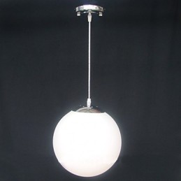 Vertraglich weiße Glaskugel dekorative Kronleuchter Licht