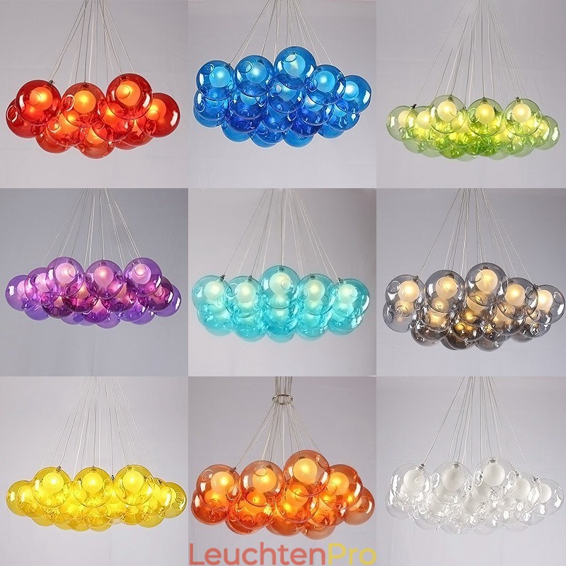 Kreative nordische Farbe, die alte Wege wiederherstellt, Goldfischglas, kreative Hängelampe aus Glas (wenn Sie mehrere Glaskugeln bestellen, wird eine Pendelleuchte mitgeliefert) (Bitte wählen Sie unten die Menge und Farbe der Glaskugel aus)