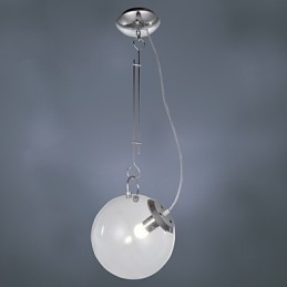 Moderne Pendelleuchte im zeitgenössischen Mini-Stil mit Gemälde