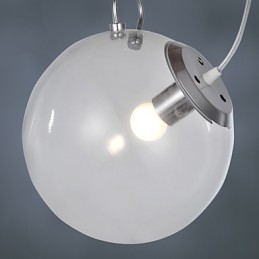 Moderne Pendelleuchte im zeitgenössischen Mini-Stil mit Gemälde