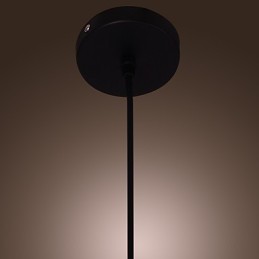 Traditionelle klassische Pendelleuchte im Mini-Stil mit Gemälde
