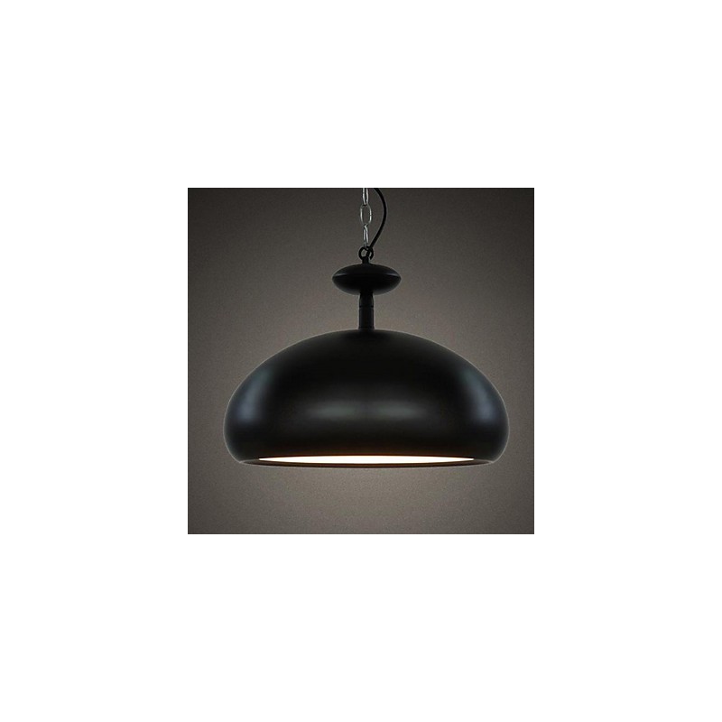 Moderne zeitgenössische Retro-Pendelleuchte mit Schalenmalerei