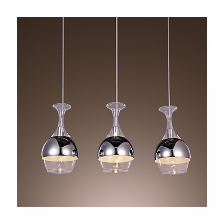 Moderne, kreative Pendelleuchte mit 3 Lichtern in Kelchform Moderne, kreative Pendelleuchte mit 3 Lichtern in Kelchform