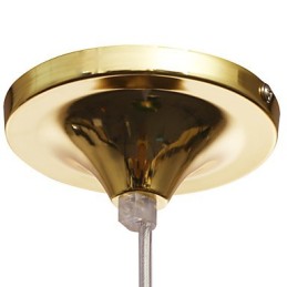 Moderne zeitgenössische Pendelleuchte aus Metall im Mini-Schalenstil