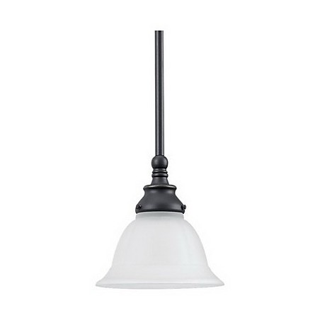 Elegante Pendelleuchte mit weißem Schirm Elegante Pendelleuchte mit weißem Schirm
