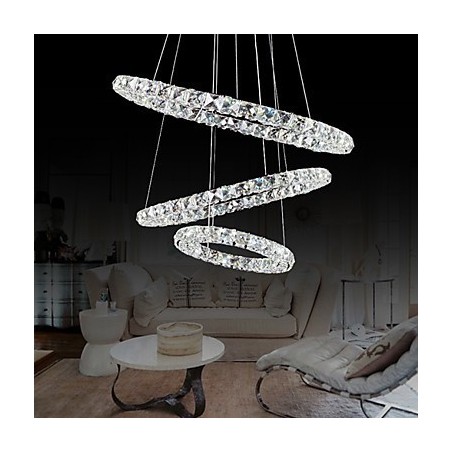 44W Moderne zeitgenössische Kristall Chrom Metall Pendelleuchte 44W Moderne zeitgenössische Kristall Chrom Metall Pendelleuchte