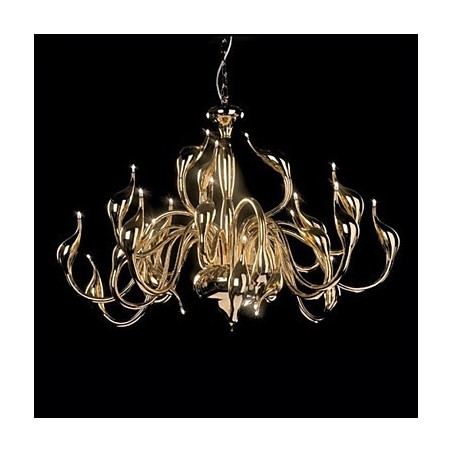 Moderne Kronleuchter Licht 24 Lichter G4 Vergoldung Moderne Kronleuchter Licht 24 Lichter G4 Vergoldung