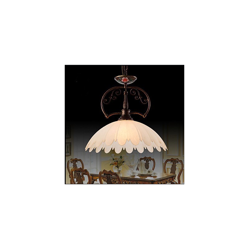 Retro Handgemalte Kunst Pendelleuchte Beleuchtung Lampe Beleuchtung