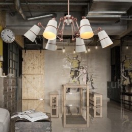 Kronleuchterlampe mit 6 Lichtern und modernem Licht im zeitgenössischen Stil