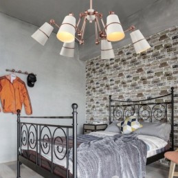 Kronleuchterlampe mit 6 Lichtern und modernem Licht im zeitgenössischen Stil