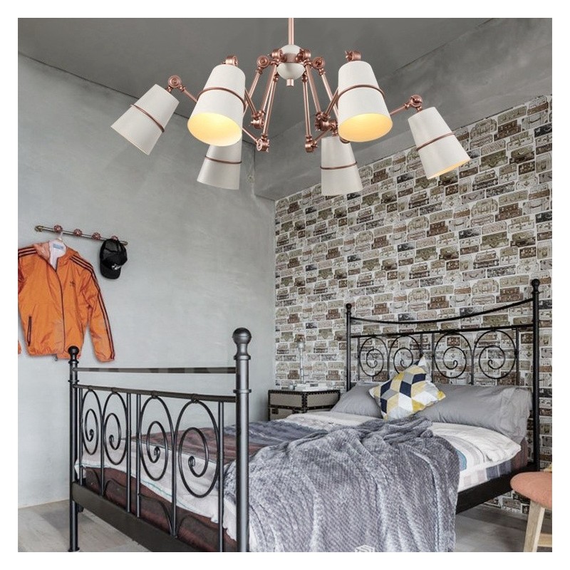 Kronleuchterlampe mit 6 Lichtern und modernem Licht im zeitgenössischen Stil