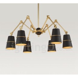 Kronleuchterlampe mit 6 Lichtern und modernem Licht im zeitgenössischen Stil