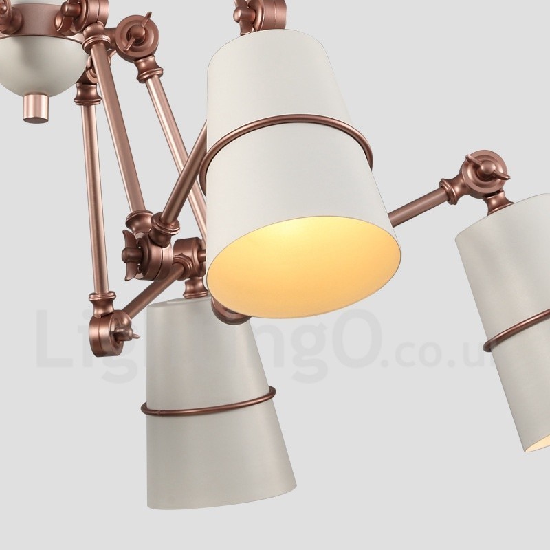 Kronleuchterlampe mit 6 Lichtern und modernem Licht im zeitgenössischen Stil