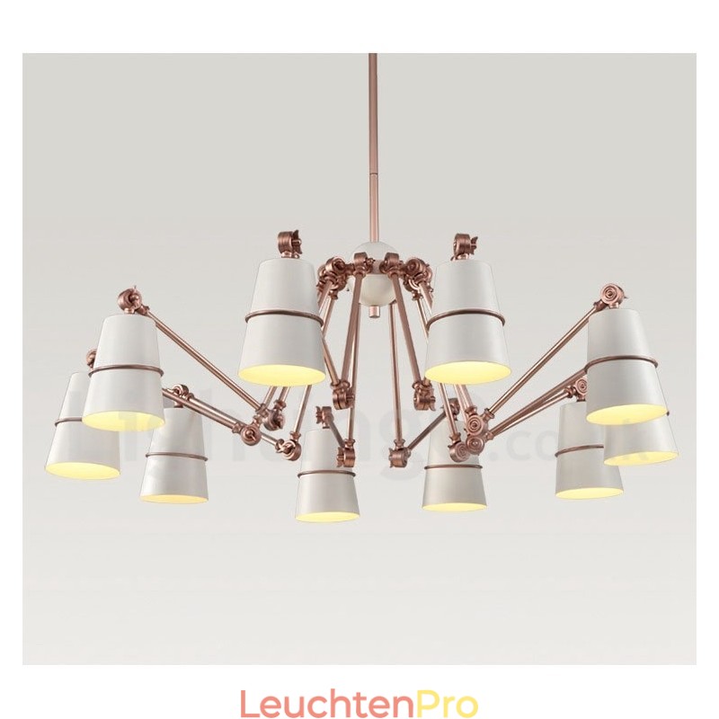 Kronleuchterlampe mit 10 Lichtern und modernem Licht im zeitgenössischen Stil