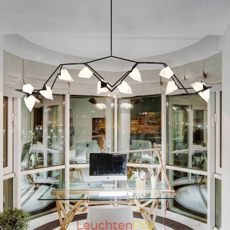 Moderne zeitgenössische 8 Licht Kronleuchter Lampe Licht