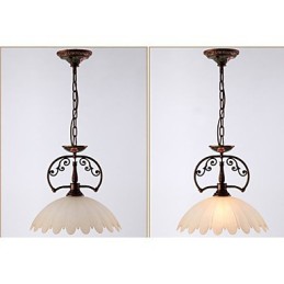 Retro Handgemalte Kunst Pendelleuchte Beleuchtung Lampe Beleuchtung