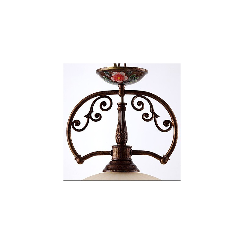Retro Handgemalte Kunst Pendelleuchte Beleuchtung Lampe Beleuchtung