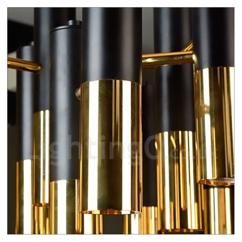 Moderne zeitgenössische 19 Licht Kronleuchter Single Tier Lampe Licht