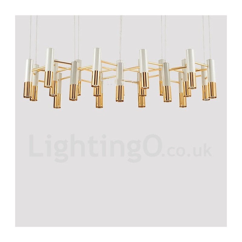 Moderne zeitgenössische 22 Licht Kronleuchter Single Tier Lampe Licht