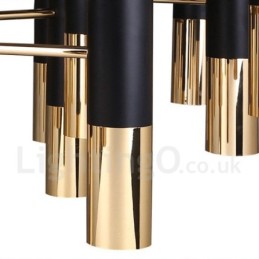 Moderne zeitgenössische 22 Licht Kronleuchter Single Tier Lampe Licht