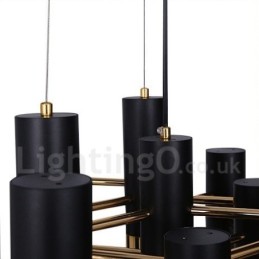 Moderne zeitgenössische 22 Licht Kronleuchter Single Tier Lampe Licht