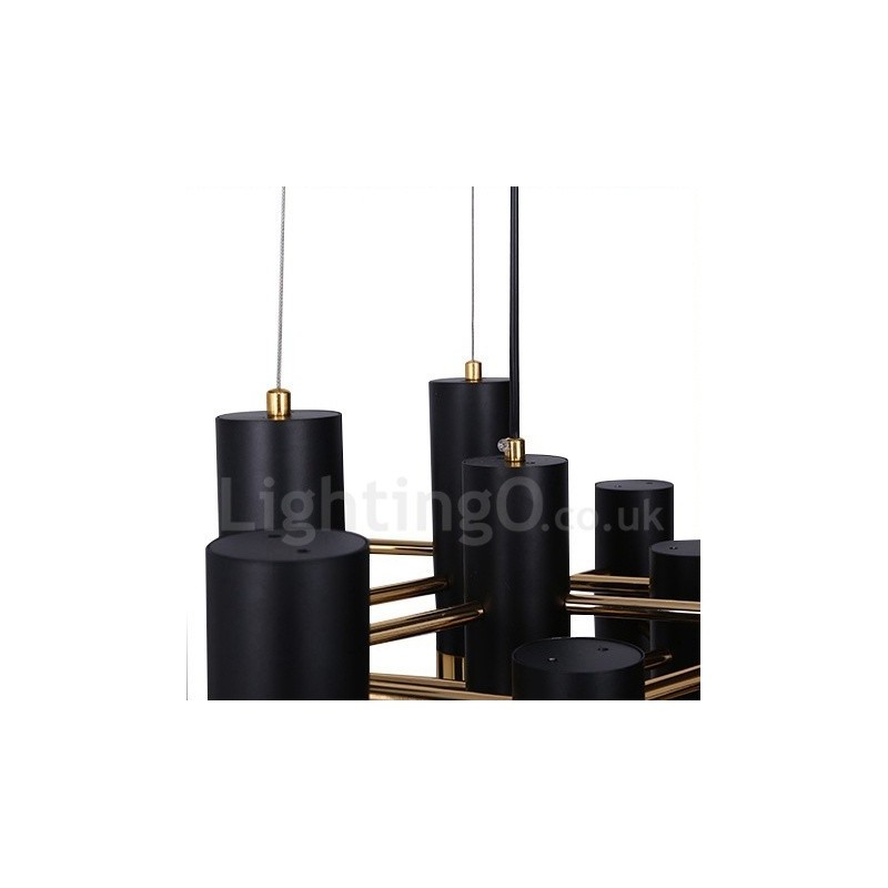 Moderne zeitgenössische 22 Licht Kronleuchter Single Tier Lampe Licht