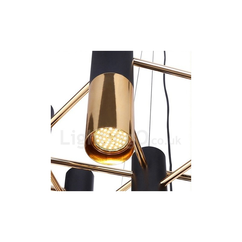 Moderne zeitgenössische 22 Licht Kronleuchter Single Tier Lampe Licht