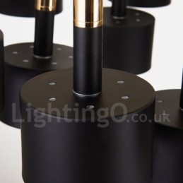 Moderne zeitgenössische 12 Licht 2 Tier Kronleuchter Lampe Licht