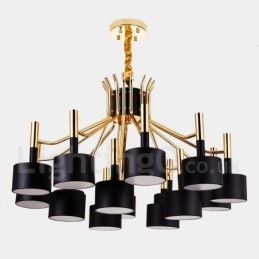 15 Licht 2 Tier Moderne zeitgenössische Stil Kronleuchter Lampe Licht