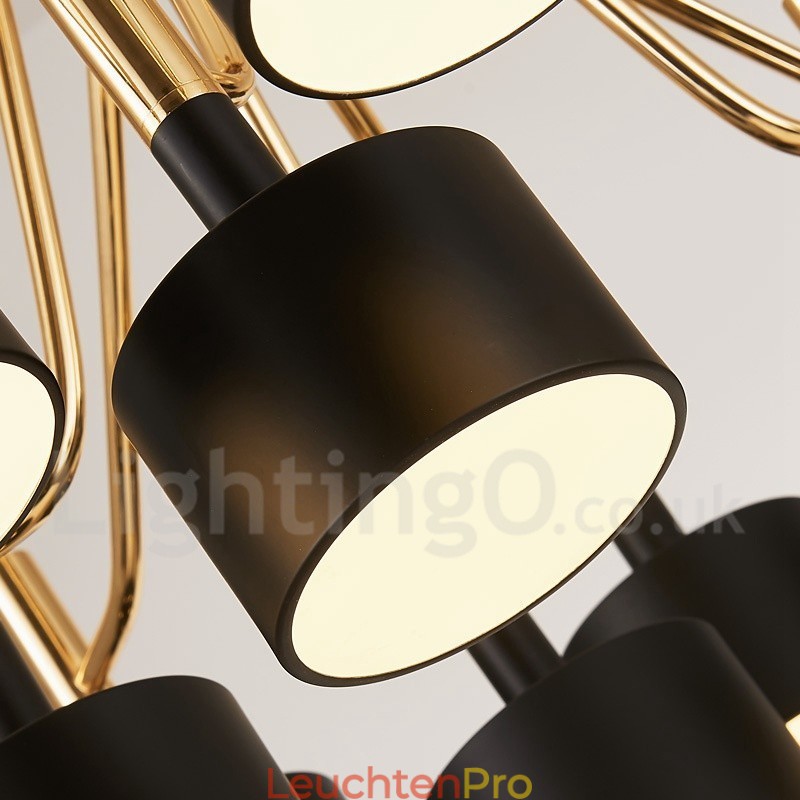 15 Licht 2 Tier Moderne zeitgenössische Stil Kronleuchter Lampe Licht