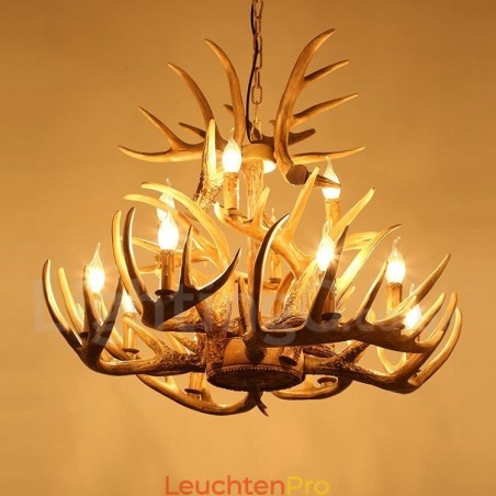 Kronleuchter im Vintage-Stil, 12 Lichter Kronleuchter im Vintage-Stil, 12 Lichter