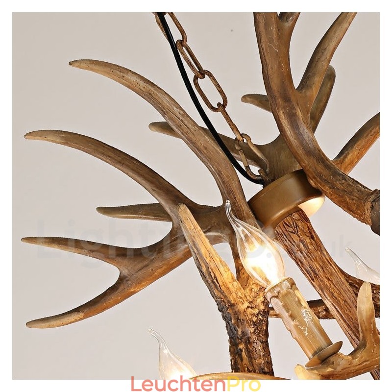 Kronleuchter im Vintage-Stil, 12 Lichter