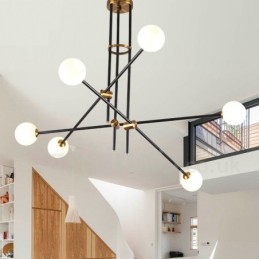 Moderne zeitgenössische 6-Licht 3-Tier Kronleuchter Licht