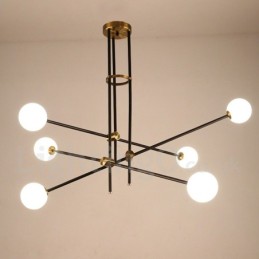 Moderne zeitgenössische 6-Licht 3-Tier Kronleuchter Licht