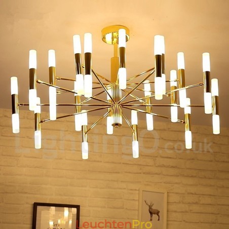 40 Licht Golden 2 Tier Moderne zeitgenössische Kronleuchter Licht Lampe 40 Licht Golden 2 Tier Moderne zeitgenössische Kronleuchter Licht Lampe