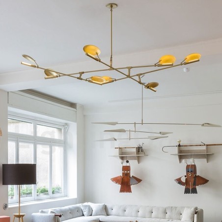 Moderne zeitgenössische 8-Licht-Kronleuchter-Lampe Moderne zeitgenössische 8-Licht-Kronleuchter-Lampe