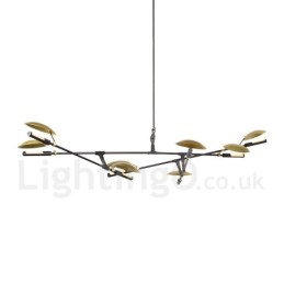 Moderne zeitgenössische 8-Licht-Kronleuchter-Lampe