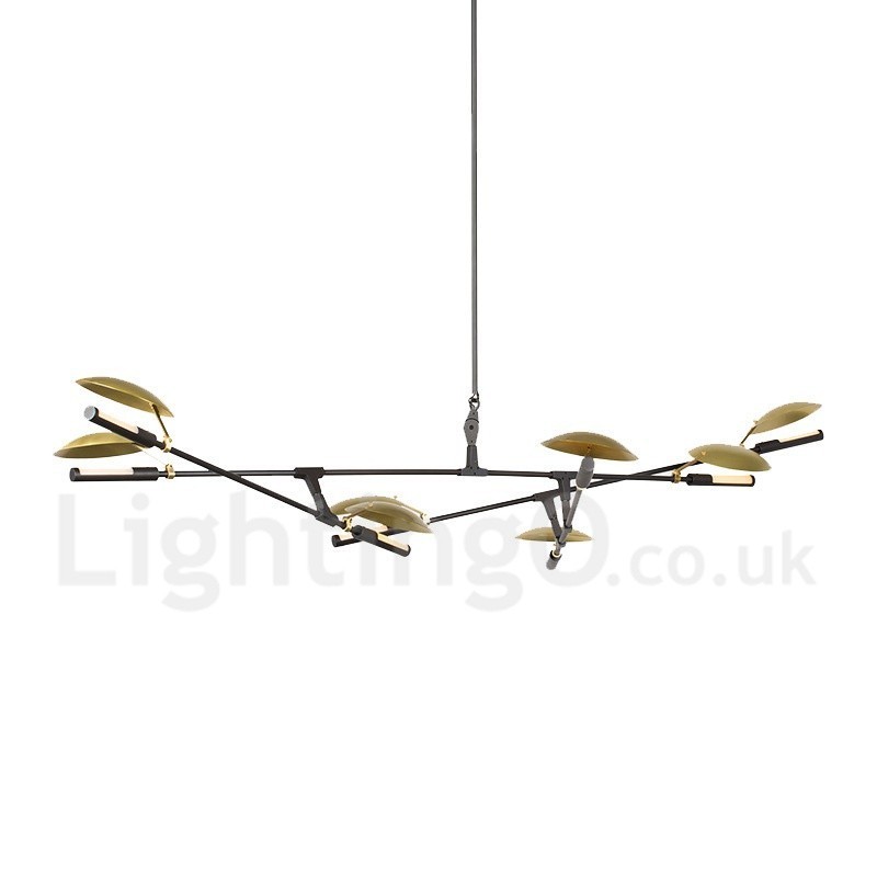 Moderne zeitgenössische 8-Licht-Kronleuchter-Lampe