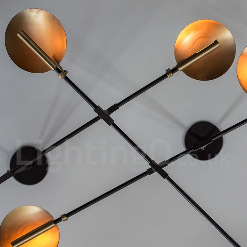 Moderne zeitgenössische 8-Licht-Kronleuchter-Lampe