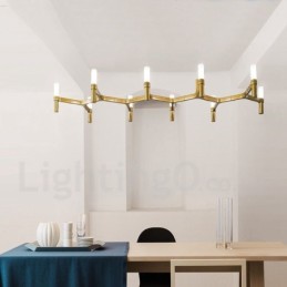 10 Licht Single Tier Moderne zeitgenössische Kronleuchter Lampe Licht