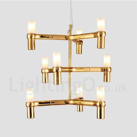 9 Licht 3 Tier Moderne zeitgenössische Kronleuchter Lampe Licht 9 Licht 3 Tier Moderne zeitgenössische Kronleuchter Lampe Licht