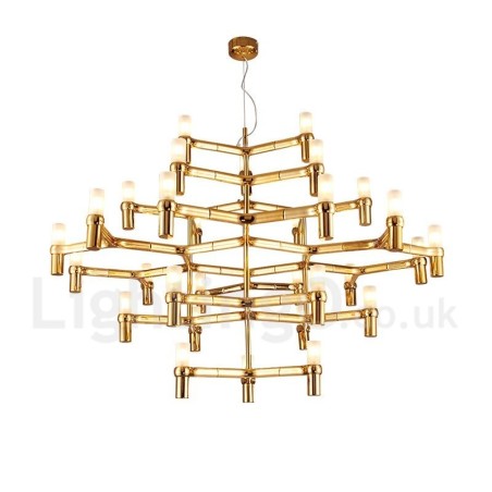 30 Licht 5 Tier Moderne zeitgenössische Kronleuchter Lampe Licht 30 Licht 5 Tier Moderne zeitgenössische Kronleuchter Lampe Licht