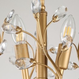 60 cm Höhe 45 cm Breite Moderne zeitgenössische 7 Licht Kronleuchter Lampe Licht
