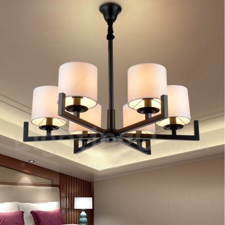 Moderne zeitgenössische 6 Licht Single Tier Kronleuchter Lampe Licht Moderne zeitgenössische 6 Licht Single Tier Kronleuchter Lampe Licht