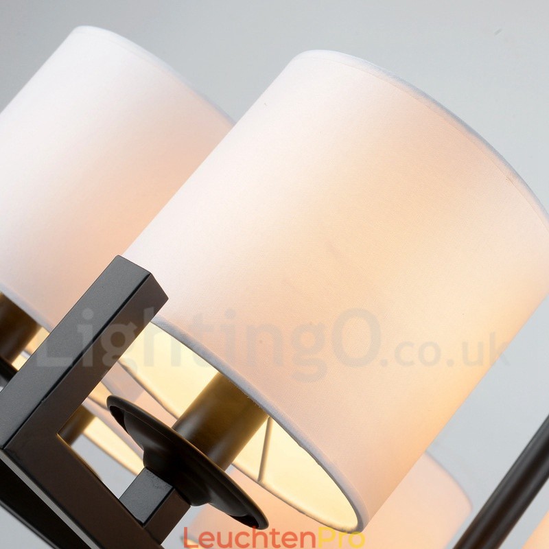 Moderne zeitgenössische 8 Licht Single Tier Kronleuchter Lampe Licht