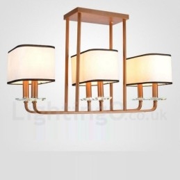 Moderne zeitgenössische 6 Licht Single Tier Kronleuchter Lampe Licht