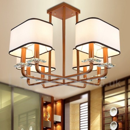 Moderne zeitgenössische 8 Licht Single Tier Kronleuchter Lampe Licht Moderne zeitgenössische 8 Licht Single Tier Kronleuchter Lampe Licht