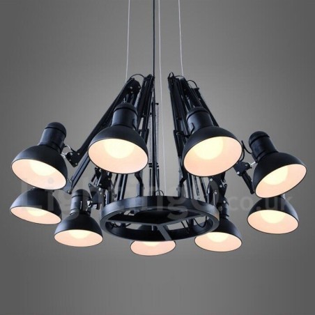9 Licht Moderne Zeitgenössische Single-Tier Kronleuchter Lampe Licht 9 Licht Moderne Zeitgenössische Single-Tier Kronleuchter Lampe Licht