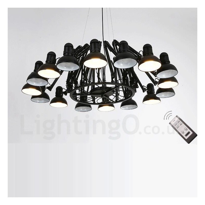 16 Licht Moderne Zeitgenössische Single-Tier Kronleuchter Lampe Licht