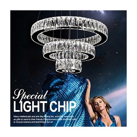 Kristall-Kronleuchter Lichter Moderne Beleuchtung Drei Ringe D305070 K9 Große Kristall Deckenleuchten Kristall-Kronleuchter Lichter Moderne Beleuchtung Drei Ringe D305070 K9 Große Kristall Deckenleuchten